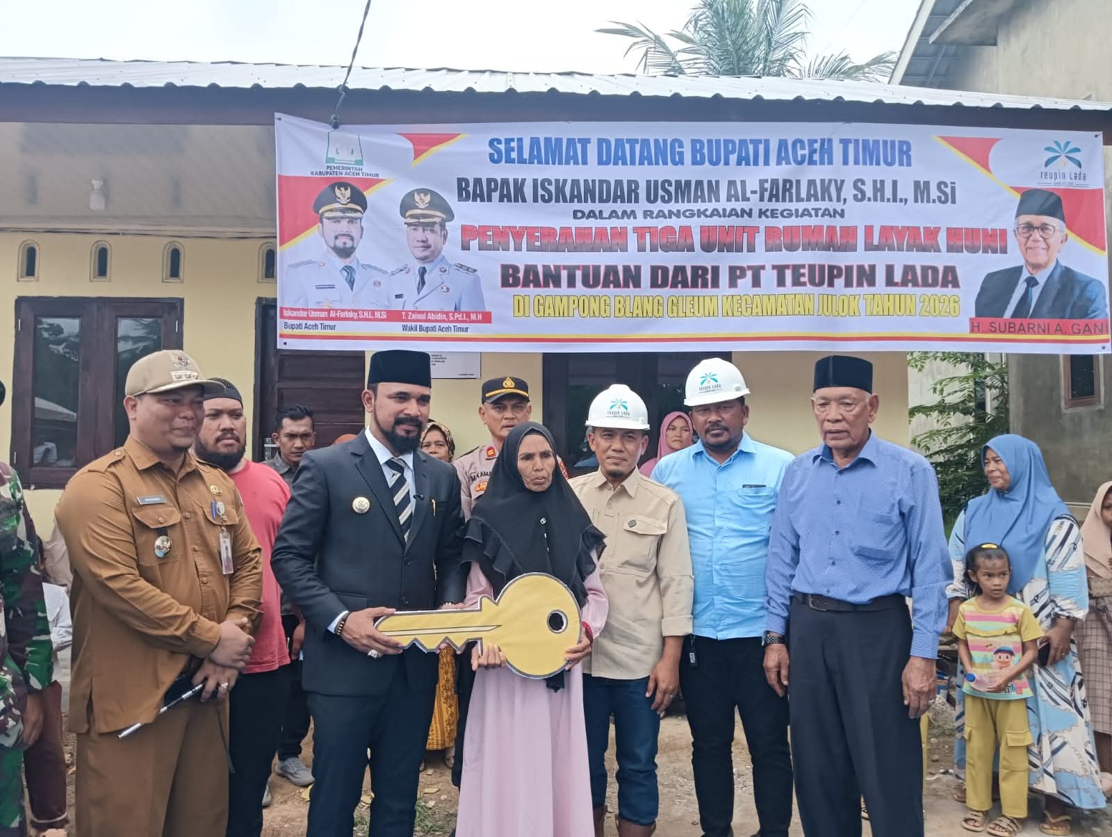 Bupati Al-Farlaky Serahkan Rumah Layak Huni di Julok | Newstv Indonesia