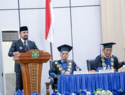 Orasi ilmiah Di UNSAM, Bupati Al- Farlaky Bicara Soal Karakter Dan Mental Tangguh 