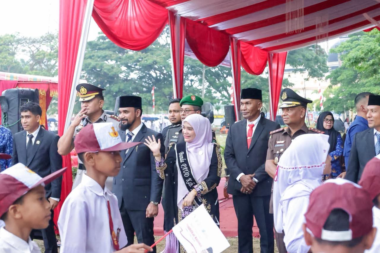 Bunda PAUD Aceh Timur Turut Menghadiri Upacara Hardiknas   | Newstv Indonesia