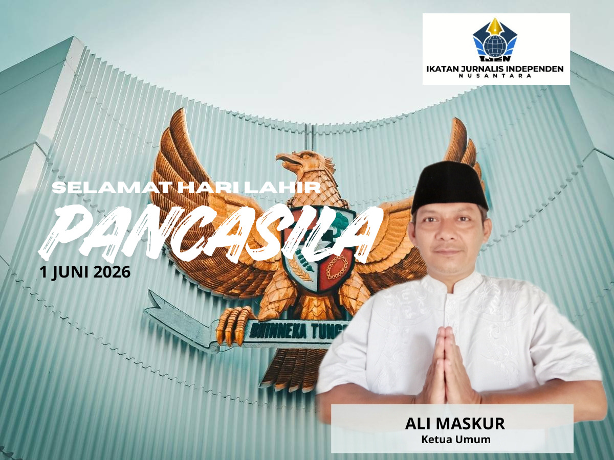 Ketum IJEN Ucapkan Selamat Hari Lahir Pancasila,Perkuat Jurnalisme Berintegritas | Newstv Indonesia