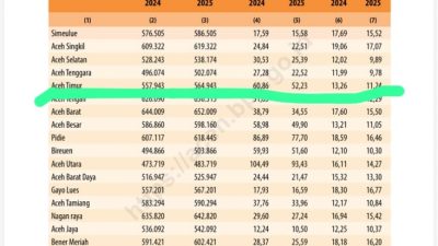 Bukti Kerja Nyata Alfarlaky: 12 Bulan Pimpin, 2% Warga Aceh Timur Lepas dari Kemiskinan  ‎