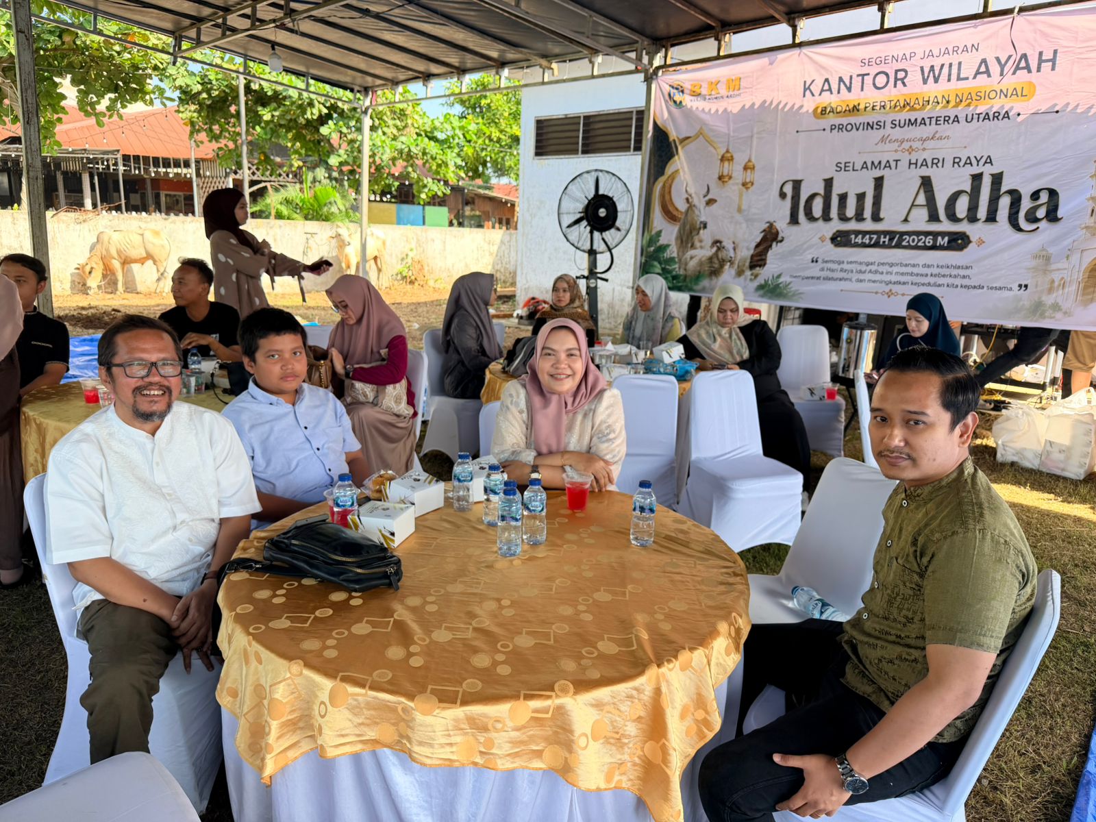 Kanwil BPN Sumut Sembelih 11 Hewan Kurban, Wujudkan Semangat Berbagi di Hari Raya Idul Adha 1447 Hijriah | Newstv Indonesia
