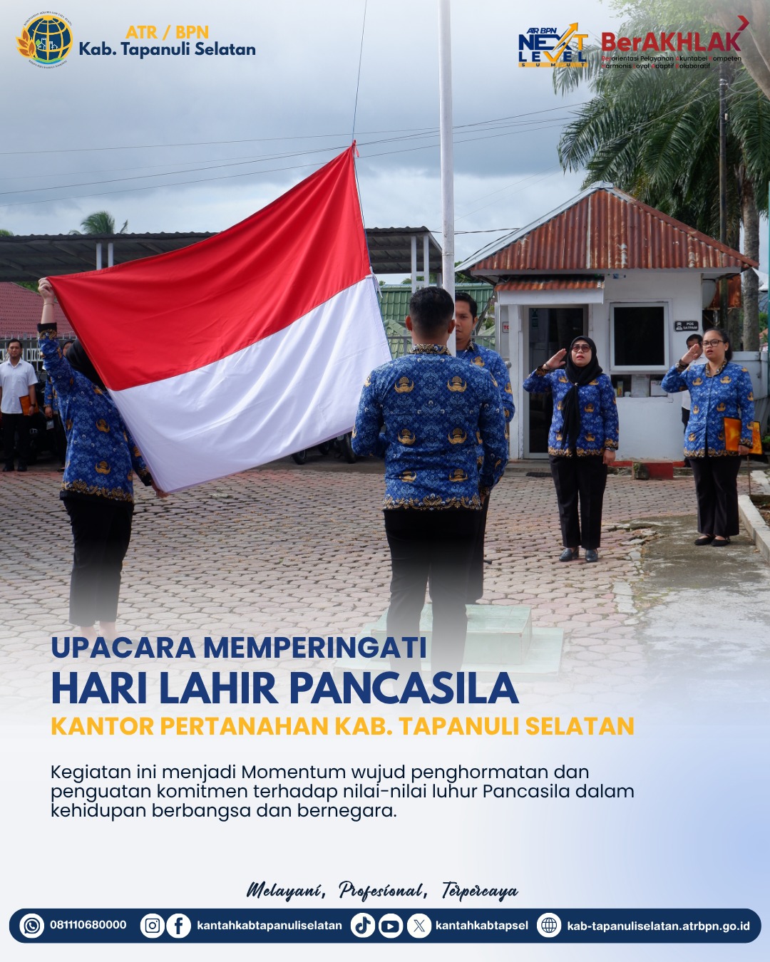 Anita Noveria Lismawaty Pimpin Upacara Hari Lahir Pancasila, Perkokoh Nilai Persatuan di Lingkungan ATR/BPN | Newstv Indonesia