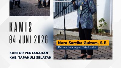 Bangun Budaya Kerja BerAKHLAK, Kantah Tapanuli Selatan Konsisten Gelar Apel Pagi | Newstv Indonesia