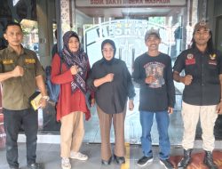 KETUA DPC LAKI KABUPATEN JENEPONTO DAMPINGI KELUARGA AHLI WARIS H. FAHRUDDIN DAENG ROMO PENUHI PANGGILAN PENYIDIK POLDA SULSEL