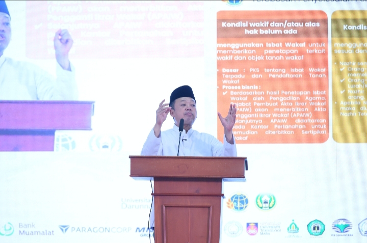 Bicara dalam International Conference on Pesantren 2026, Menteri Nusron Ajak Masyarakat Sertipikatkan Tanah Wakaf untuk Lindungi Aset Umat | Newstv Indonesia