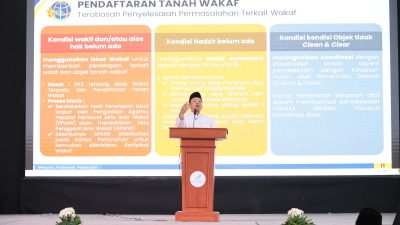 Bicara dalam International Conference on Pesantren 2026, Menteri Nusron Ajak Masyarakat Sertipikatkan Tanah Wakaf untuk Lindungi Aset Umat | Newstv Indonesia