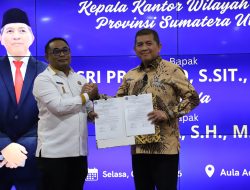 Serah Terima Jabatan Kepala Kanwil BPN Sumatera Utara, Perkuat Komitmen Pelayanan Pertanahan yang Profesional dan Modern