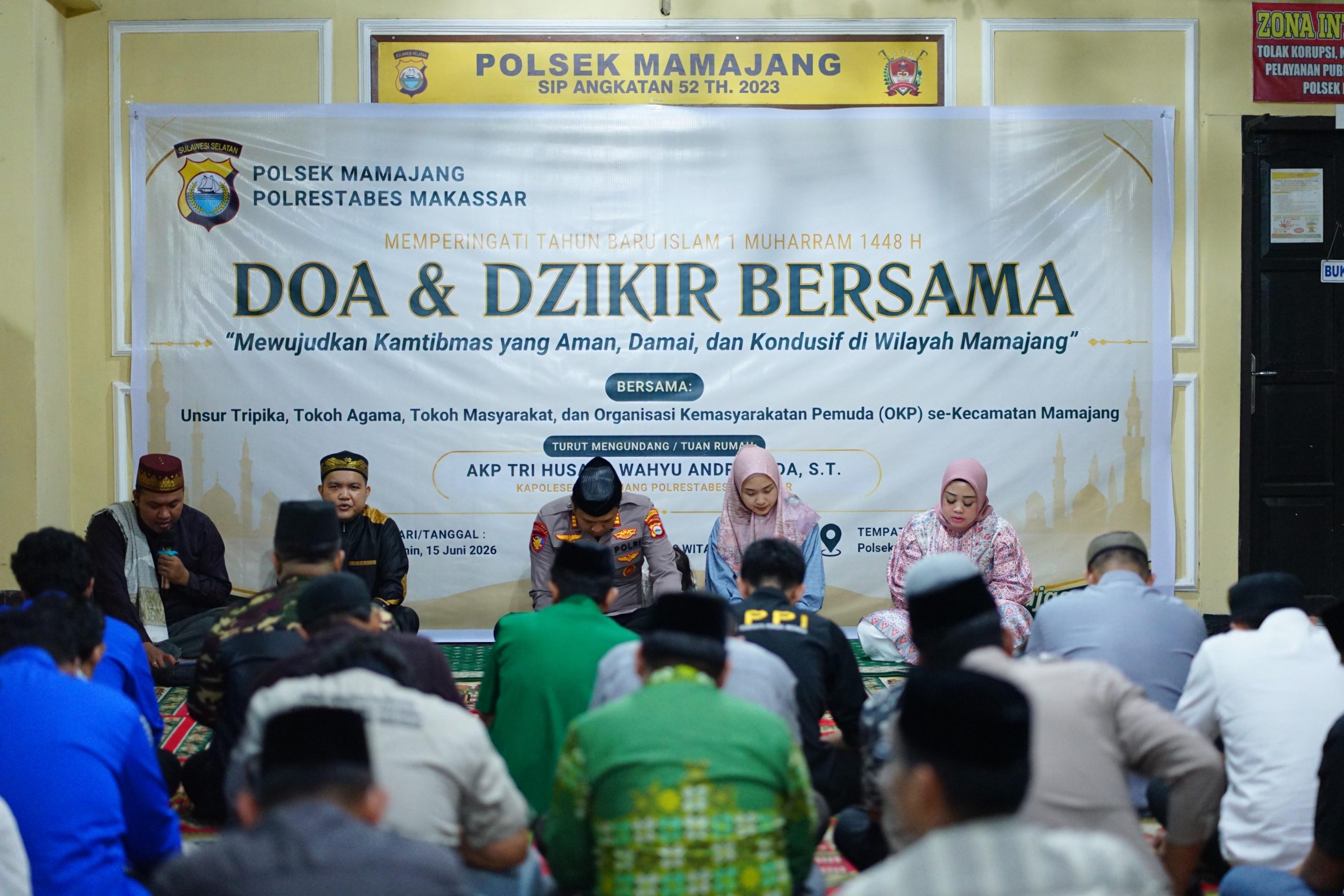 Sambut Tahun Baru Islam 1448 H, Polsek Mamajang Gelar Doa dan Dzikir Bersama untuk Wujudkan Kamtibmas Kondusif | Newstv Indonesia Sambut Tahun Baru Islam 1448 H, Polsek Mamajang Gelar Doa dan Dzikir Bersama untuk Wujudkan Kamtibmas Kondusif | Newstv Indonesia