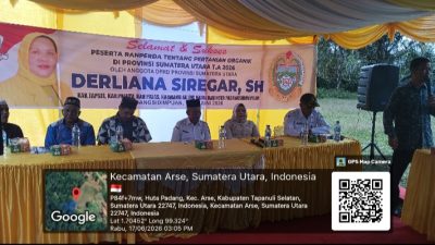 Pertanian Organik Jadi Fokus Ranperda Sumut, Derliana Siregar Serap Aspirasi Petani Tapsel | Newstv Indonesia