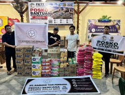 Sinergi di Tengah Puing Gempa Sigi: PT.KTP Salurkan Bantuan Sembako Melalui Posko Bantuan FKTT Bersama ESDM SIAGA BENCANA