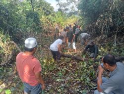 Akses Perkuburan Kini Lebih Mudah, Warga Tanobato Bergotong Royong Buka Jalan Baru