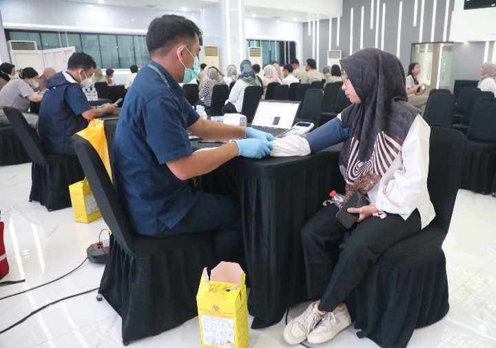 Kementerian ATR/BPN Gelar Cek Kesehatan Gratis, Pegawai Sambut Positif untuk Deteksi Dini Penyakit | Newstv Indonesia