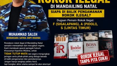 Siapa Bermain di Balik Maraknya Rokok Ilegal di Madina?Satma Ampi Minta Transpransi Penegakan Hukum | Newstv Indonesia