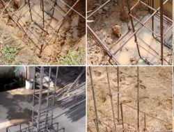 Diduga Pondasi Bangunan gedung KDMP Batahan 1, tidak sesuai dengan standar bangunan