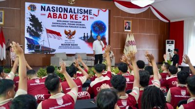Jadi Pembicara di Diklat Pratama DPP GMPK, Menteri Nusron: Nasionalisme Menjadikan Bangsa yang Kuat