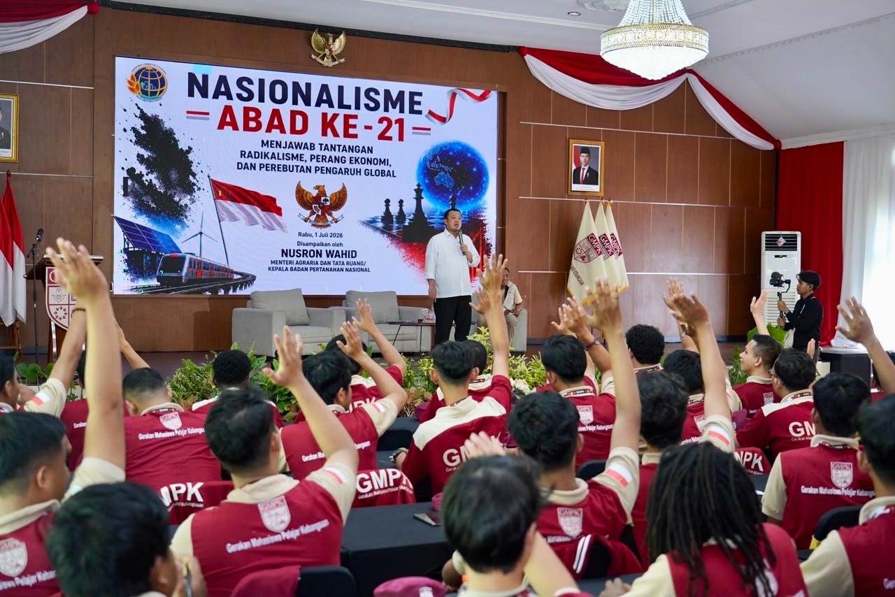 Jadi Pembicara di Diklat Pratama DPP GMPK, Menteri Nusron: Nasionalisme Menjadikan Bangsa yang Kuat | Newstv Indonesia