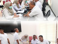 Wujudkan Lingkungan Kerja Sehat, Kantah Padangsidimpuan Laksanakan Pemeriksaan Kesehatan Berkala