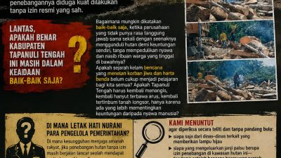 Ketua DPW IJEN SUMUT Desak APH Tindak Tegas:Kayu Tak Berjejak di PT BEEST Sampai Kapan Masyarakat Tapteng Dikorbankan Demi Kepentingan Perusahaan? | Newstv Indonesia