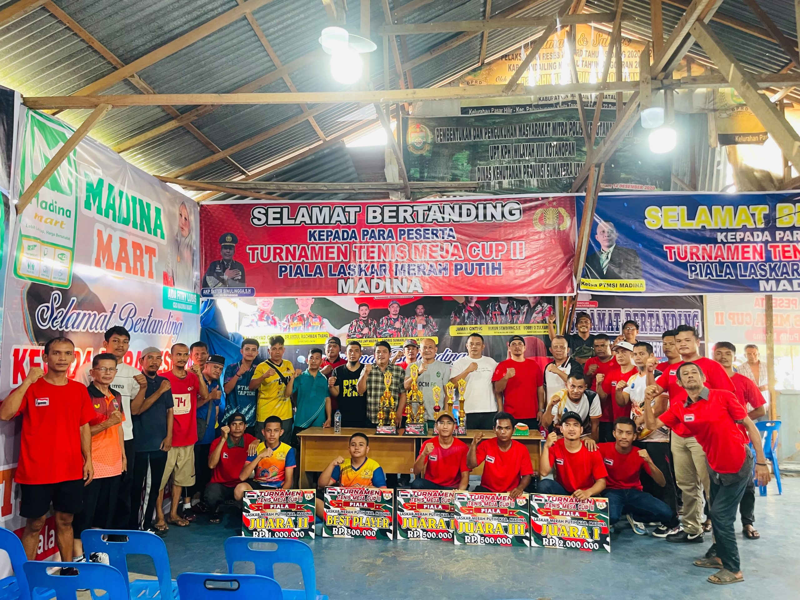 Piala Laskar Merah Putih Cup Il Bergulir di Madina Satukan Atlet Tenis Meja dari Empat Kabupaten | Newstv Indonesia