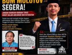 Pelaku Dugaan Bom Molotov Belum Terungkap, Rumah Korban Malah Digereduk Massa