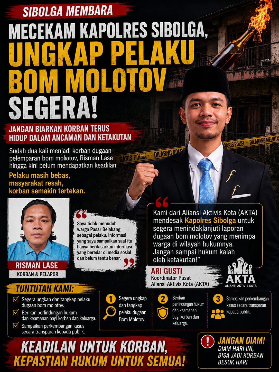 Pelaku Dugaan Bom Molotov Belum Terungkap, Rumah Korban Malah Digereduk Massa | Newstv Indonesia