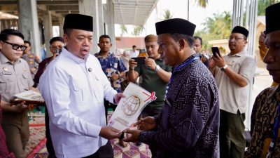 Menteri Nusron Serahkan Sertipikat Wakaf dan Bantuan dari MUI untuk Masjid Salman Alfarisi Aceh Tamiang | Newstv Indonesia