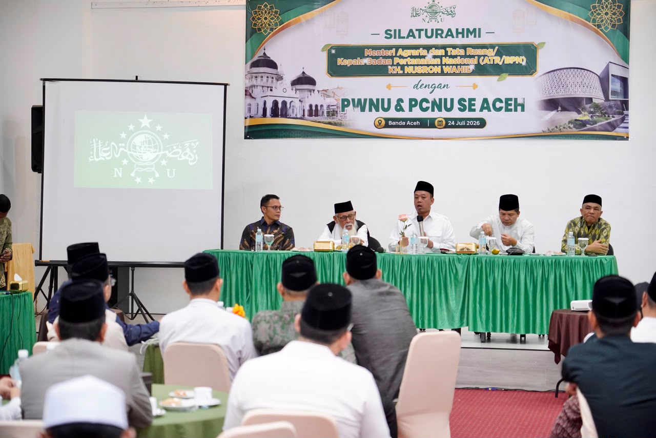 Menteri Nusron Ajak PWNU dan PCNU Se-Aceh Percepat Sertipikasi Tanah Wakaf | Newstv Indonesia
