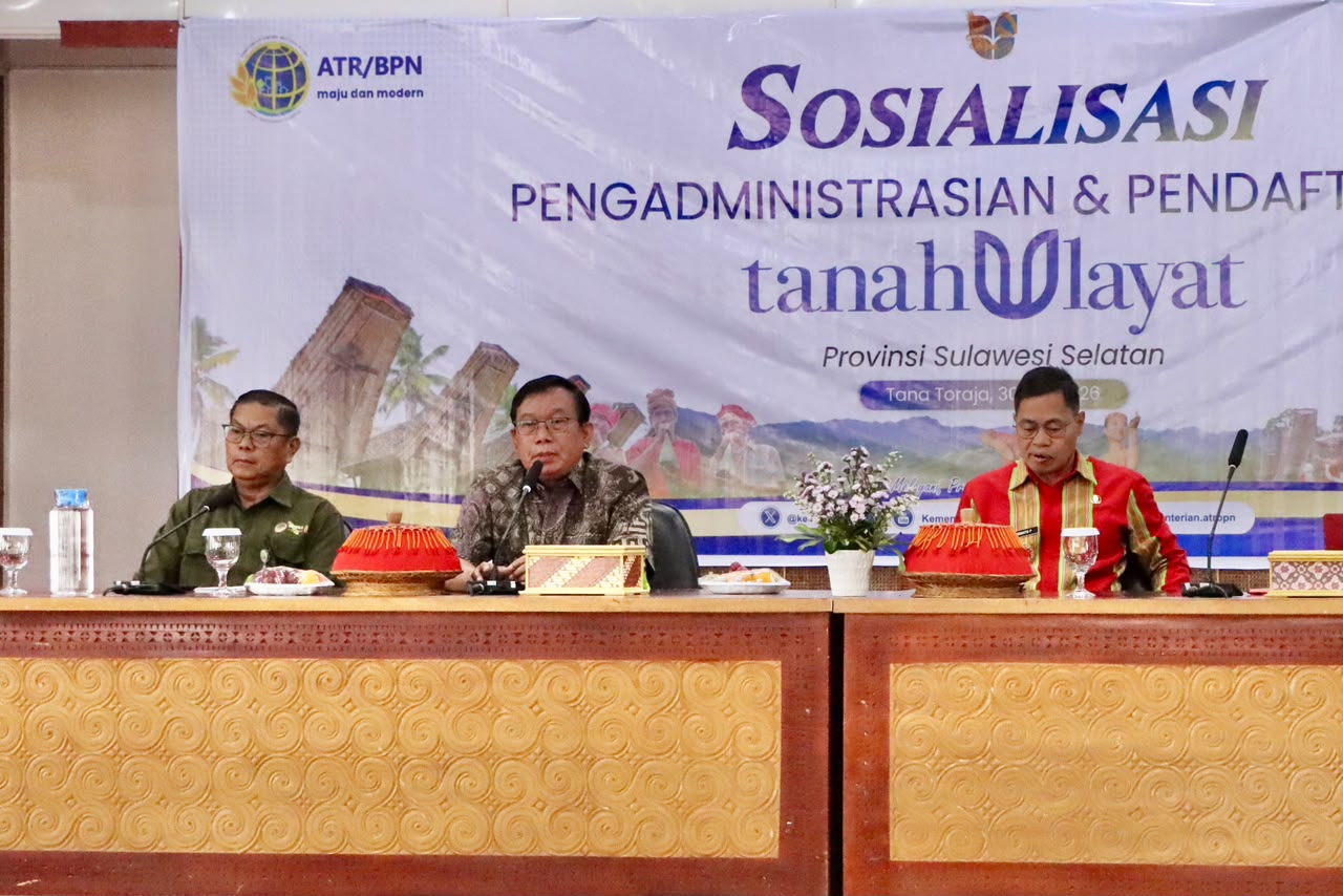 Kementerian ATR/BPN Adakan Sosialisasi Pengadministrasian Tanah Ulayat untuk Perkuat Kepastian Hukum bagi Masyarakat Hukum Adat di Tana Toraja | Newstv Indonesia