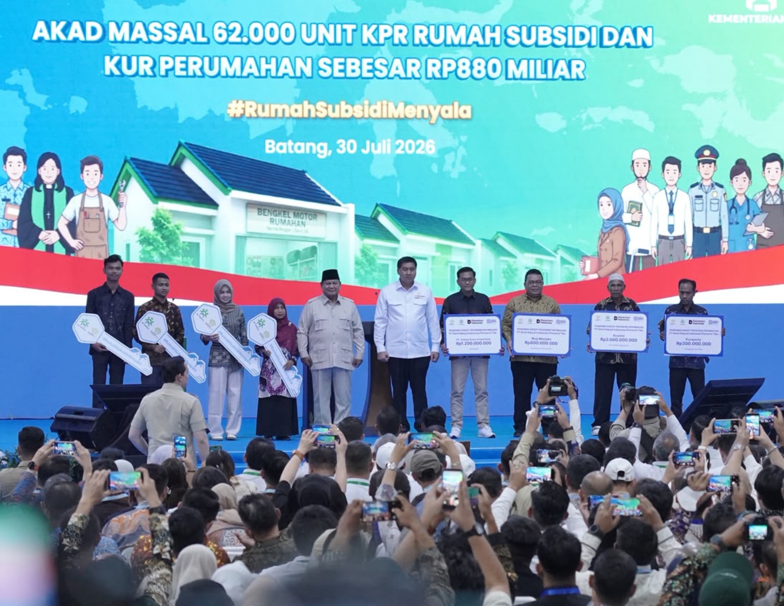 Hadiri Akad Massal 62.000 KPR Rumah Subsidi, Menteri Nusron: Legalitas Tanah Beri Kepastian bagi Masyarakat | Newstv Indonesia