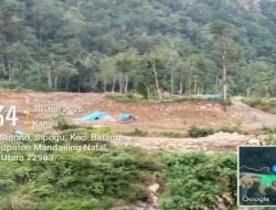 Aktivitas PETI Luluh Lantakkan Kawasan Hutan Pantai Barat Mandailing Natal