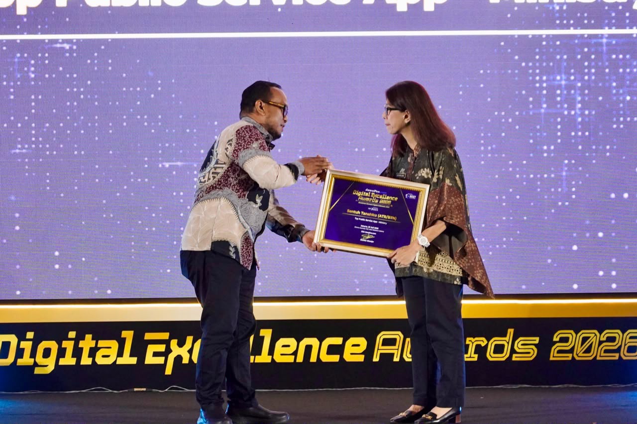 Kementerian ATR/BPN Raih Penghargaan Top Public Service App Lewat Aplikasi Sentuh Tanahku | Newstv Indonesia
