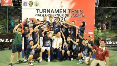Kementerian ATR/BPN Raih Juara II Beregu Turnamen Tenis Piala Gubernur DKI Jakarta 2026 | Newstv Indonesia