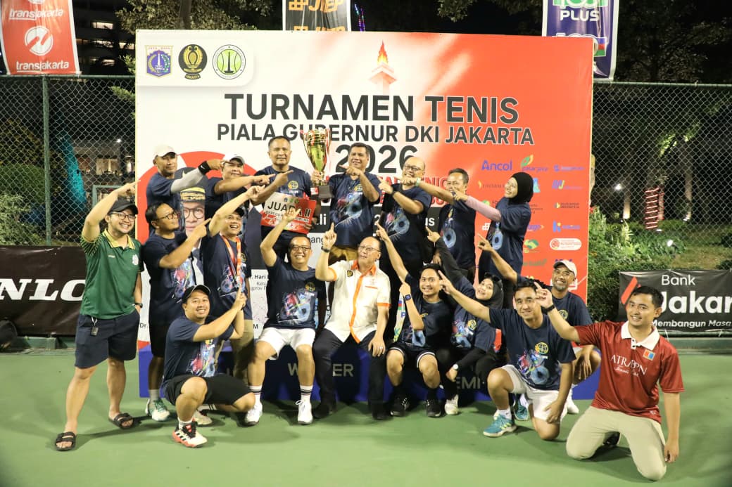 Kementerian ATR/BPN Raih Juara II Beregu Turnamen Tenis Piala Gubernur DKI Jakarta 2026 | Newstv Indonesia