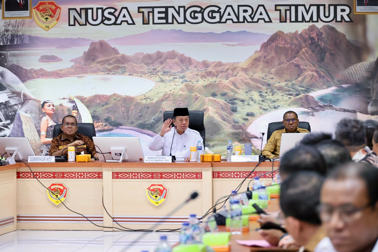 Rakor Bersama Pemda Se-NTT, Menteri Nusron Minta Dukungan Kepala Daerah Wujudkan Transformasi Layanan Pertanahan | Newstv Indonesia