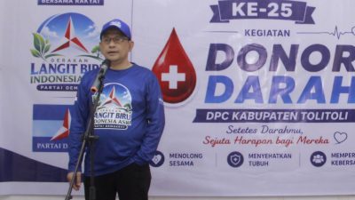 GERAKAN LANGIT BIRU INDONESIA ASRI, DPC Demokrat Tolitoli Gelar Bakti Sosial Donor Darah | Newstv Indonesia