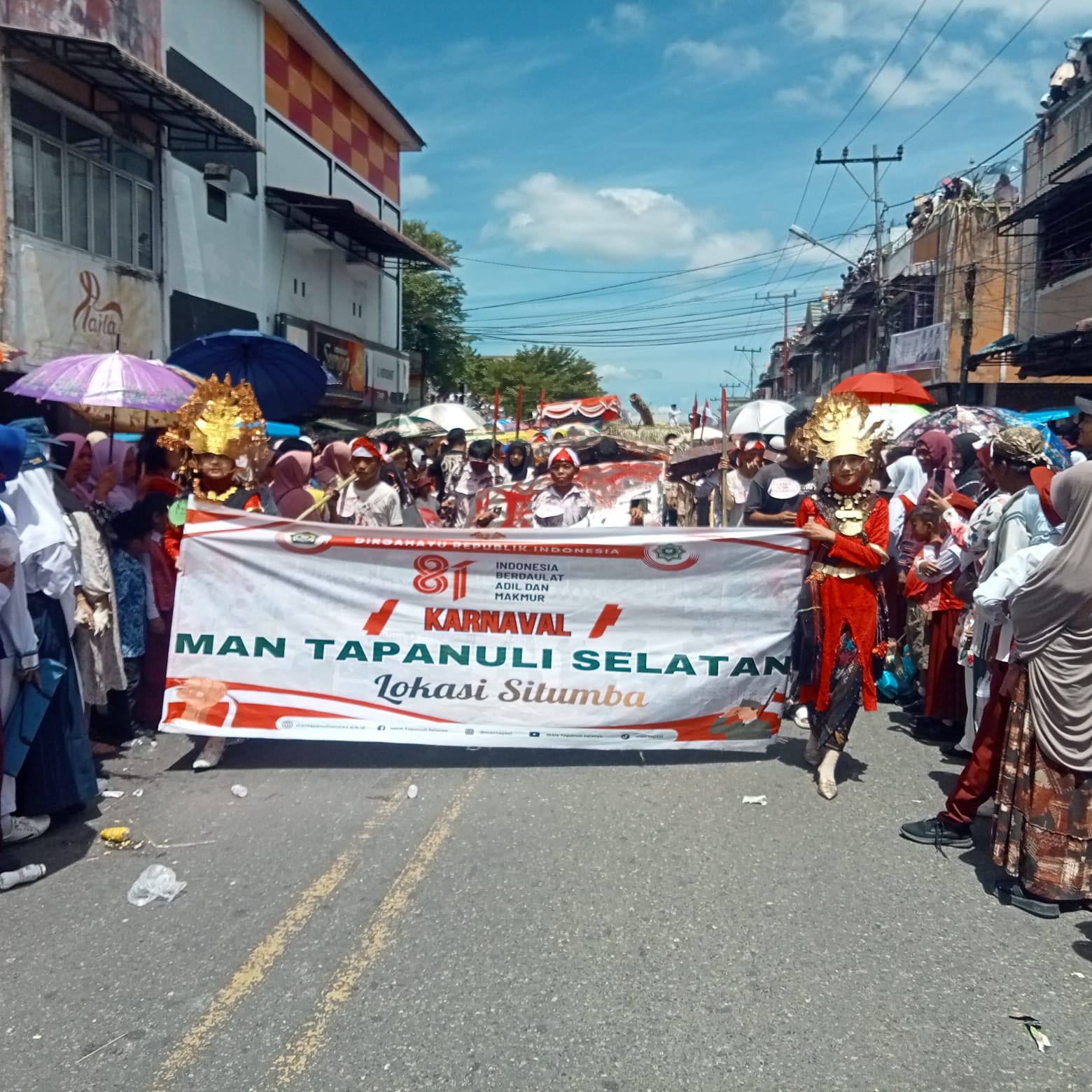 Karnaval dan Drumband Meriahkan HUT RI ke-81 di Tapanuli Selatan | Newstv Indonesia