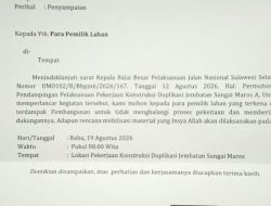 “Mobilisasi Jembatan Maros Terancam Tertahan? Ahli Waris Layangkan Somasi ke Pemkab” | Newstv Indonesia “Mobilisasi Jembatan Maros Terancam Tertahan? Ahli Waris Layangkan Somasi ke Pemkab” | Newstv Indonesia