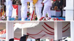 Wakil Bupati Jeneponto Pimpin Upacara Penurunan Bendera HUT ke-81 Kemerdekaan RI