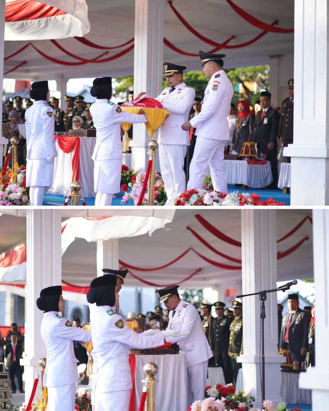 Wakil Bupati Jeneponto Pimpin Upacara Penurunan Bendera HUT ke-81 Kemerdekaan RI | Newstv Indonesia