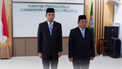 Perkuat Tata Kelola Organisasi, Kantor Pertanahan Tapanuli Selatan Lantik Pejabat Manajerial dan Nonmanajerial | Newstv Indonesia