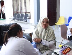 Sehat Pegawainya, Optimal Pelayanannya: Kantor Pertanahan Padangsidimpuan Gelar Medical Check Up