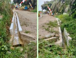 Pembangunan Drainase Desa Simaninggir Ranto Baek Sepanjang 158 Meter Rampung, Warga Bersyukur