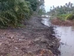 Proyek Jalan Rp 223 Juta Dana Desa Kubangan Tompek Diduga Bermasalah,Warga Desak Inspektorat Mandina Turun Kelapangan