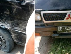 Laka Lantas di Jalan Lintas Padang Silojongan Mobil L300 Diduga Angkut Solar Ilegal Tabrak Becak, Warga Desak APH Usut Tuntas