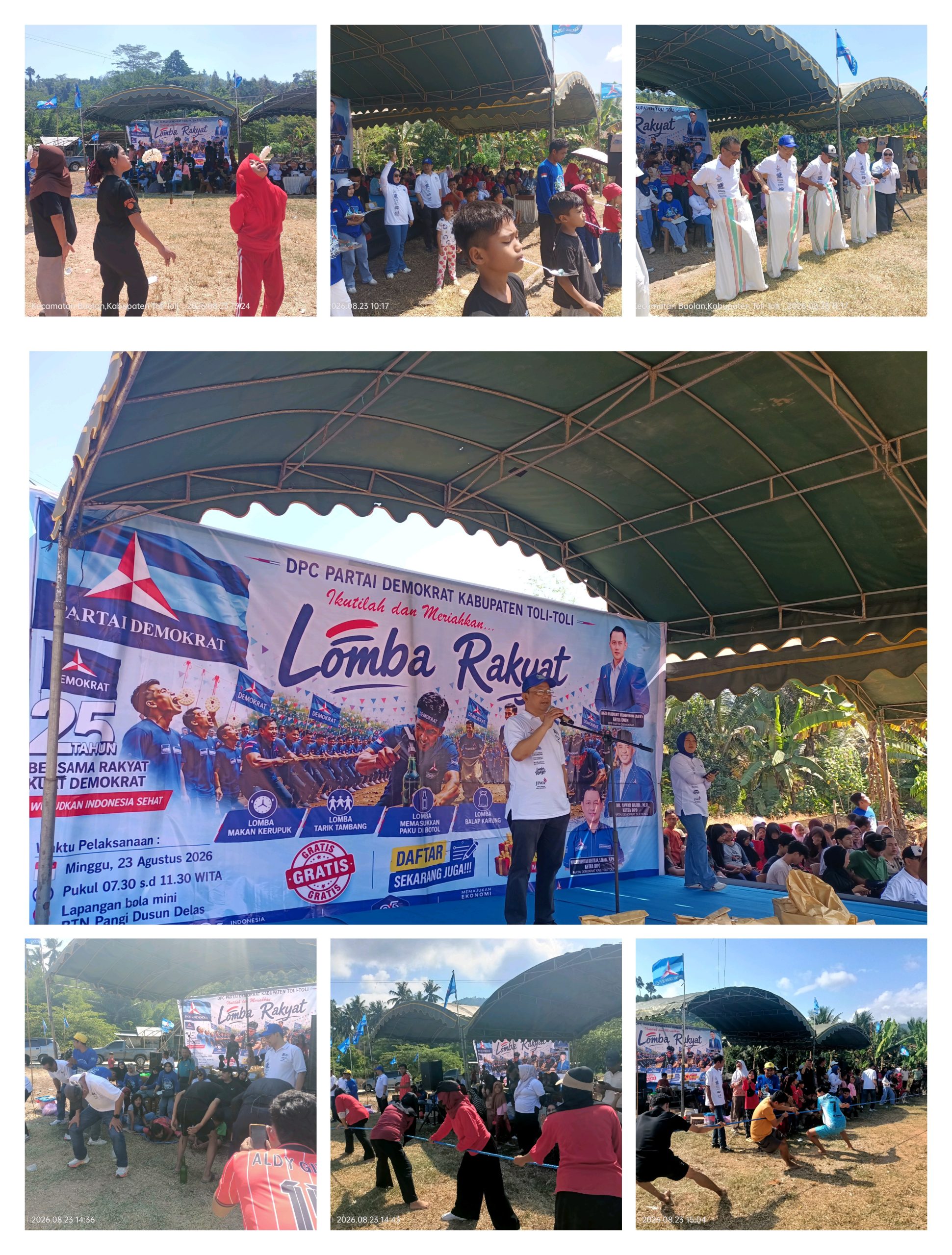 Demokrat Tolitoli Gelar Lomba Rakyat dan Kirim Doa Untuk Warga Terdampak Bencana Di Tiga Provinsi | Newstv Indonesia
