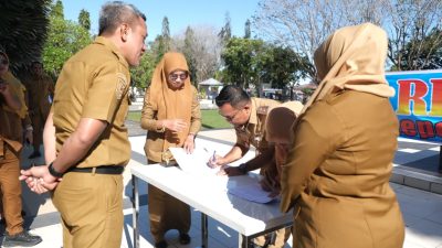 Pastikan REWATA optimal, Dukcapil garap PKS dengan RS Pratama Rumbia dihadapan bupati. | Newstv Indonesia