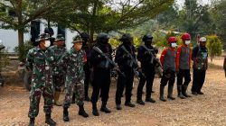 Pantau Karhutla, Satbrimob Polda Jambi Bersama Instansi Terkait Patroli Kawasan Konservasi Gajah di Tebo