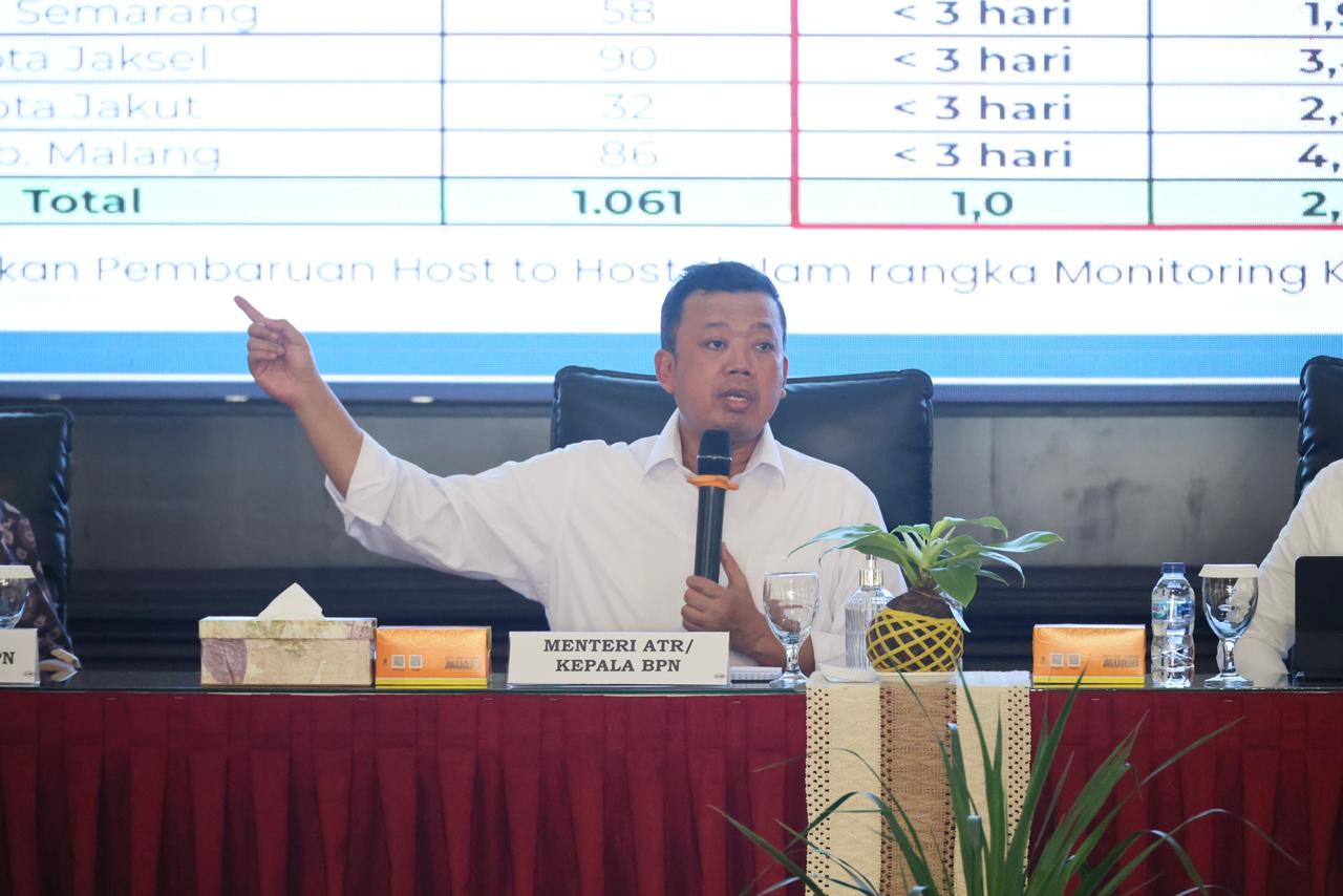 Menteri ATR/Kepala BPN: Transformasi Organisasi dan Layanan Pertanahan Harus Bermuara pada Kepastian bagi Masyarakat | Newstv Indonesia