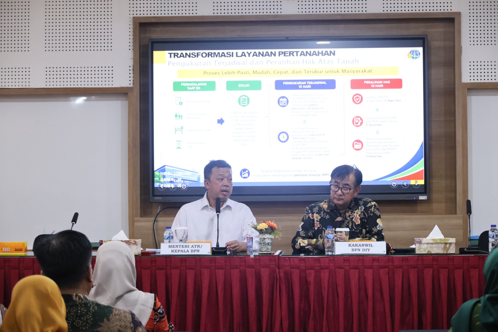 Kumpulkan Jajaran IPPAT dan BPKAD Se-Yogyakarta, Menteri Nusron Sosialisasikan Transformasi Layanan Pertanahan dan Organisasi | Newstv Indonesia